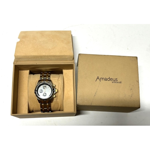 173 - Amadeus boxed watch