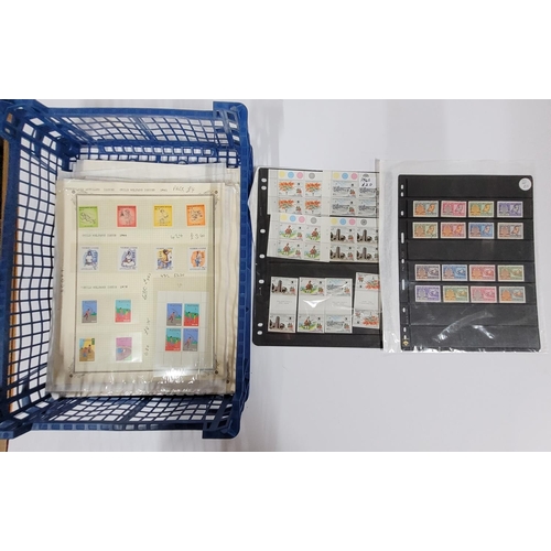 236 - Large qty of dealers sheets including m/u and used stamp sets and MU blocks etc, various Caribbean i... 