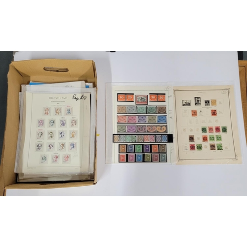 246 - Large quantity Germany 19th and 20thC including 3rd Reich, mint and used sets and stamps and mini-sh... 