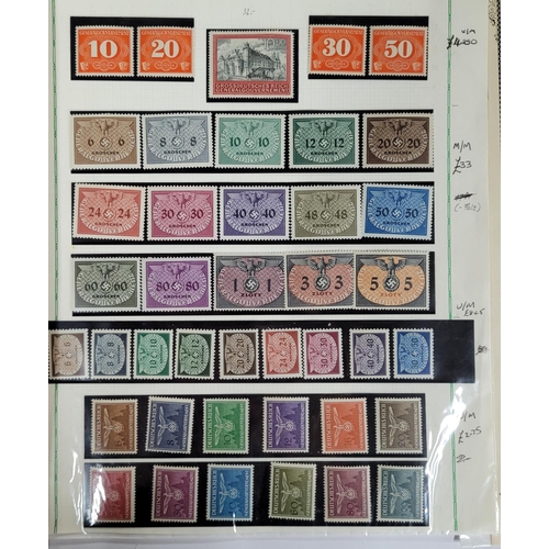 246 - Large quantity Germany 19th and 20thC including 3rd Reich, mint and used sets and stamps and mini-sh... 