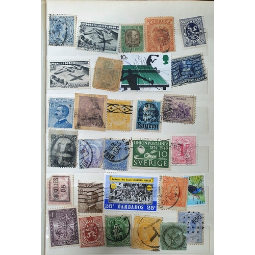 249 - Two small stock albums containing a large quantity of world stamps including both 19th and 20thC Sou... 