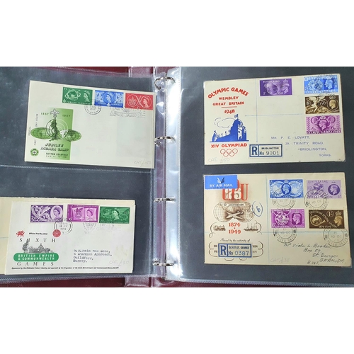 253 - Superb GB album of mid 20thC FDC, 1940s, 1950s & 1960s to include Festival of Britain 1951, EQII cor... 