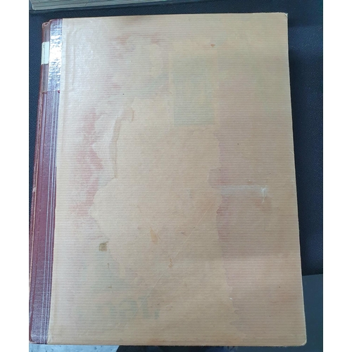 254 - Brown stamp album containing a large collection of world and Commonwealth 19th and 20thC mainly used... 