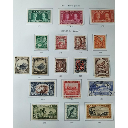 256 - Good quality New Zealand album QV to QEII mainly used including high values (Qty)