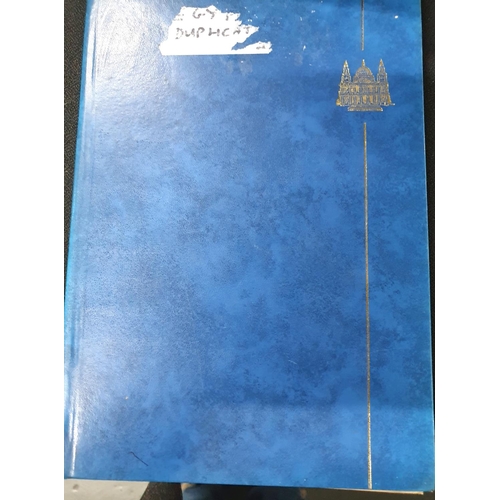 257 - Blue stock book containing a quantity of Egypt used 20thC (Qty)