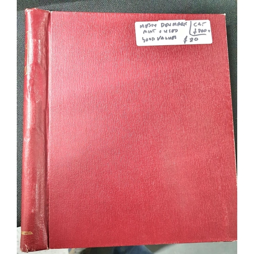 262 - Red album of Denmark used mounted 1875 set and other 19thC used and early 20thC used including 1918 ... 