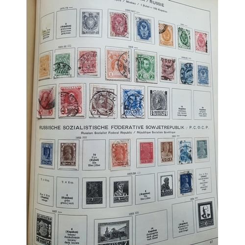 269 - Old stamp album containing a quantity of 19thC and early 20thC used world stamps (Qty)