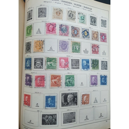 269 - Old stamp album containing a quantity of 19thC and early 20thC used world stamps (Qty)