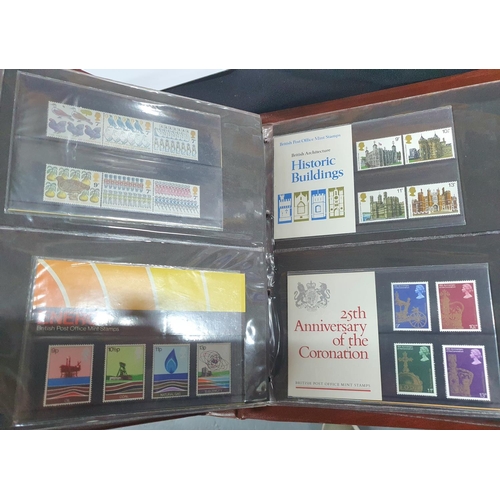 281 - Folder of GB QE II presentation packs 1973-1981 (59 packs)