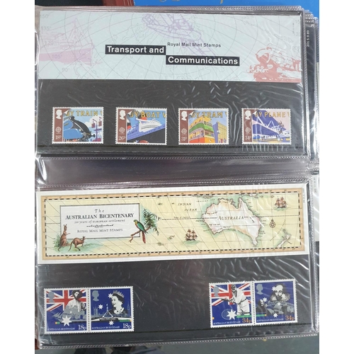 282 - Folder of GB QE II presentation packs 1988-1994 (56 packs)