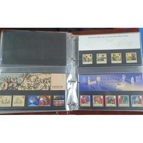 282 - Folder of GB QE II presentation packs 1988-1994 (56 packs)