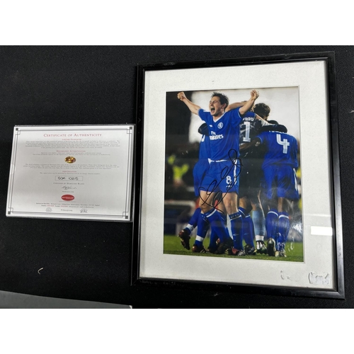 91 - Signed Frank Lampard picture