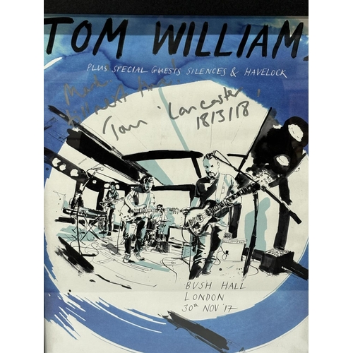 221 - Signed Tom Williams poster