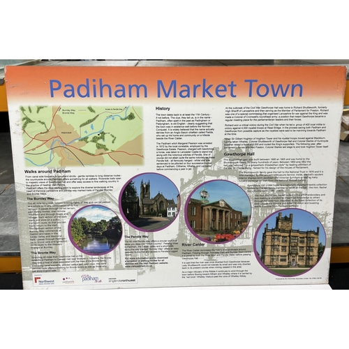 223 - Padiham Market Town sign