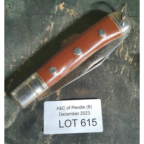 615 - Richards of Sheffield, vintage large pen knife