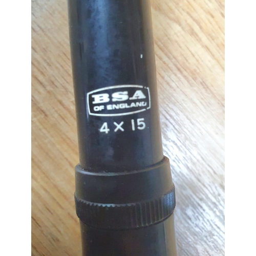 617 - BSA 4 x 15 air rifle scope