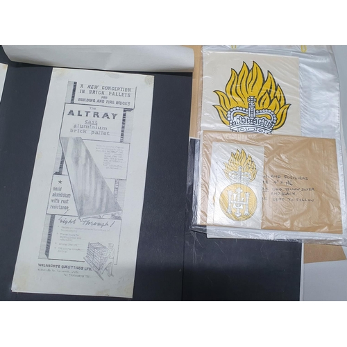 670 - Quantity of hand-drawn 1960 original graphic commercial artwork including work for the Royal Fusilie... 