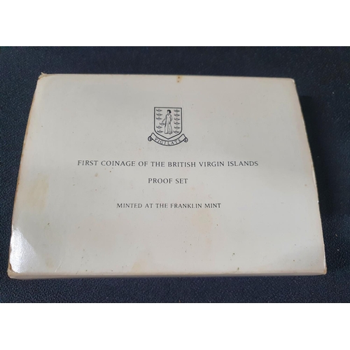 90 - 1973 proof set of the First Coinage of The British Virgin Islands still sealed in their original pla... 