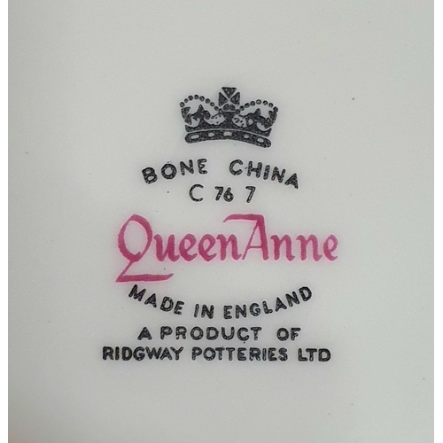 387 - Part Queen Anne, bone china tea set (Qty)