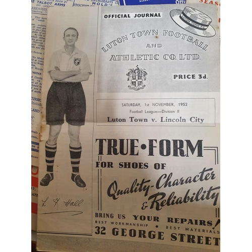 766 - Large quantity (possibly 200) of English football programmes mainly early 1960s but some 1950s eithe... 