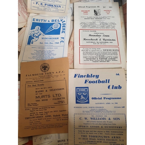 766 - Large quantity (possibly 200) of English football programmes mainly early 1960s but some 1950s eithe... 