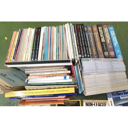 774 - Huge box full of English non-league football books and pamphlets (Qty)