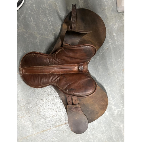 165 - Leather Saddle