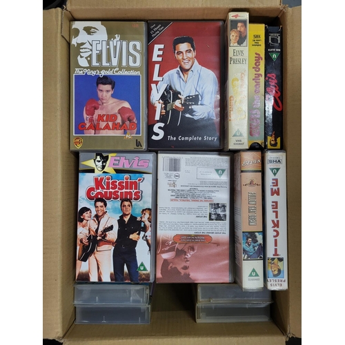 189 - Collection of Elvis VHS (qty)