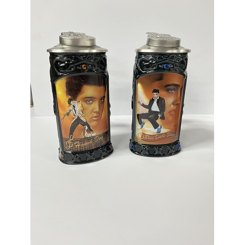 204 - Elvis memorabilia tankards (4)