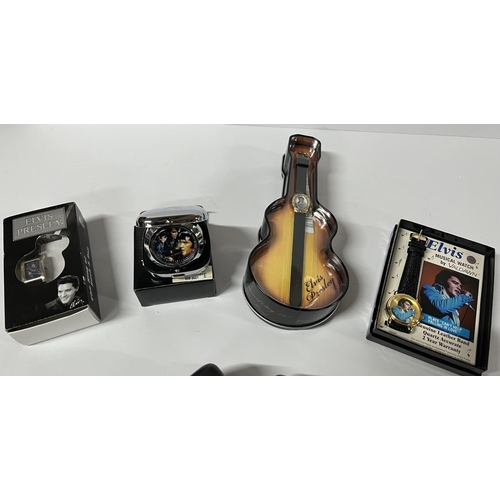 211 - Various Elvis watches and travel clock (6)