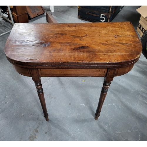 443 - Antique card table