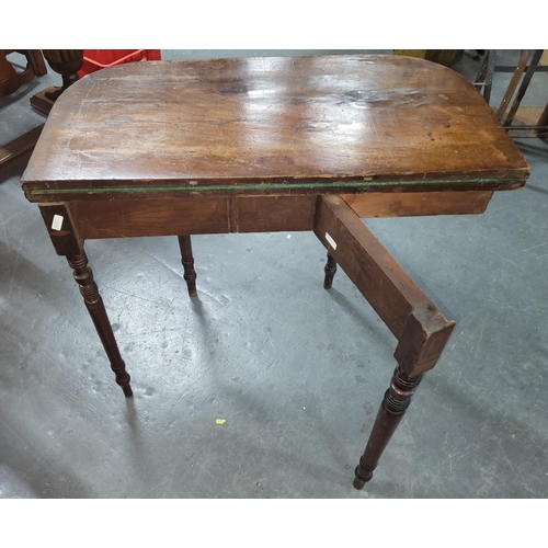 443 - Antique card table