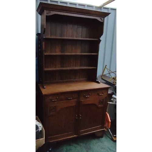 446 - Art Nouveau Oak dresser