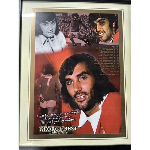 259 - 1 George best and the other Sir Matt Busby with honours on both