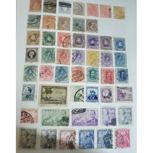 283 - Red Senator album containing a quantity of world stamps including a good selection of early Sweden a... 