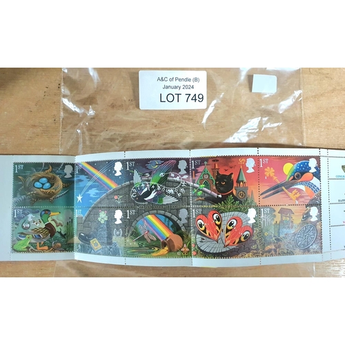 749 - GB QEII 1991 stamp set 