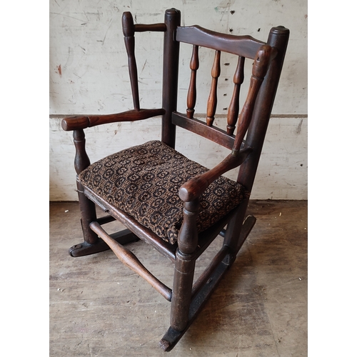 306 - Victorian children's rocking chair