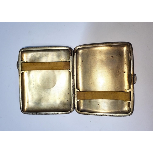 9 - Birmingham marked silver Cigarette case