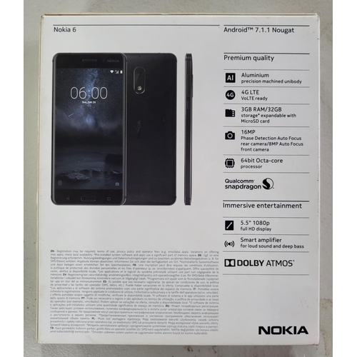 65 - Boxed, as new, Nokia 6, 32GB storage