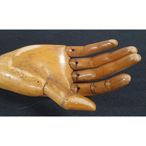 146 - Antique wooden hand