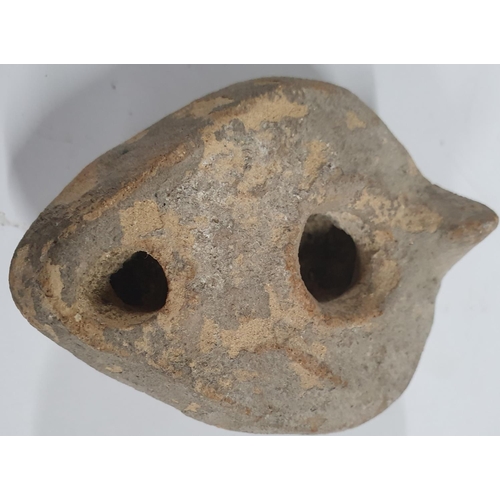 164 - Small Roman terracotta oil lamp