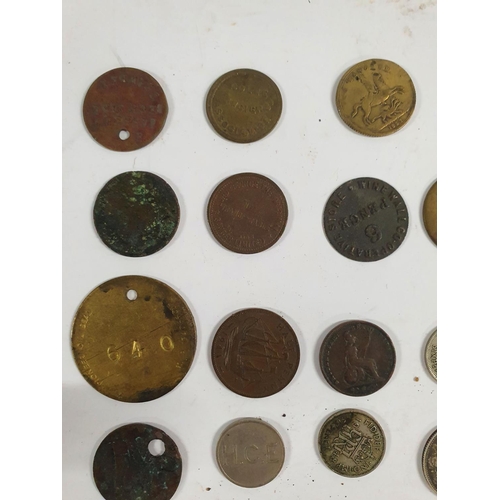 179 - Quantity of British and European 19th and 20thC coins and tokens, some silver examples (Qty)