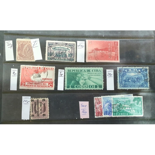 219 - Blue stamp album containing mint Cuba stamps & sets (Qty)