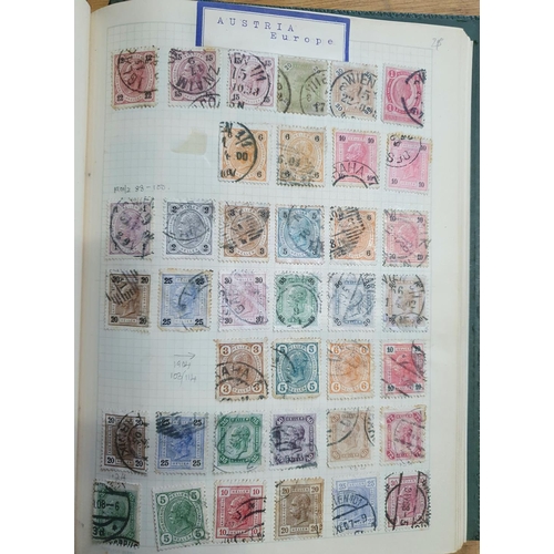 220 - Green Errimar stamp album containing mint and used world stamps including many European used 19thC e... 