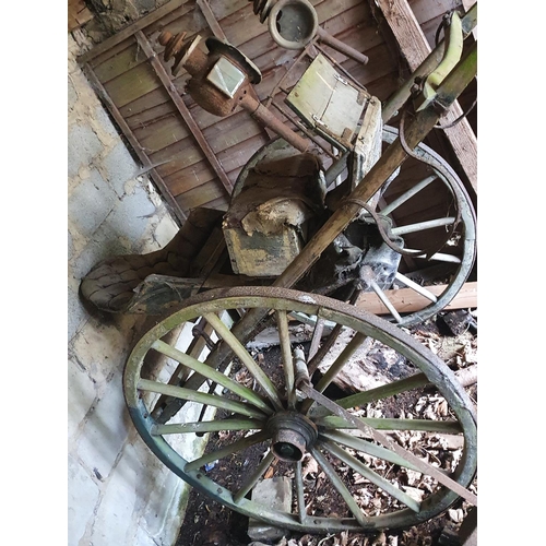 108 - Antique horse drawn carriage cart original brought to the UK from Norway.

The item is not available... 