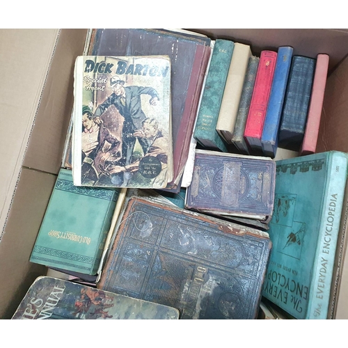 117A - Box full of old hardback books including some bibles (Qty)