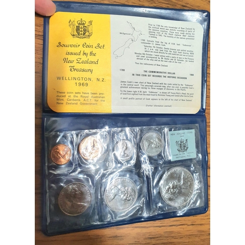 761 - NEW ZEALAND soft cased coin set - 1969

Uncirculated