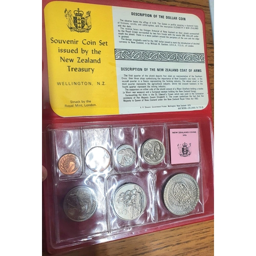 762 - NEW ZEALAND soft cased coin set - 1976

Uncirculated