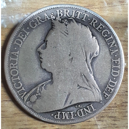 765 - QUEEN VICTORIA , 1900 , SILVER CROWN