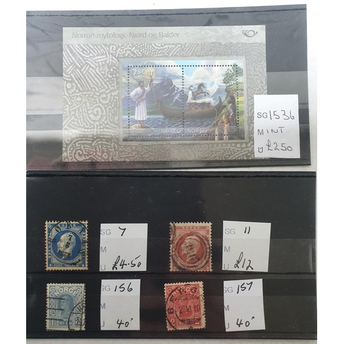 847 - Quantity of Norway 20thC used and mint stamp sets (Qty)